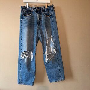 American Eagle 90s Boyfriend Distressed Jean